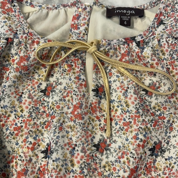 Imoga Girls Printed Dress - Picture 2 of 3